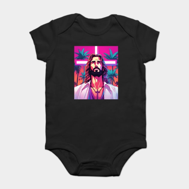 Jesus Christ Do Good to People Who Try to Harm You Baby Bodysuit by animegirlnft